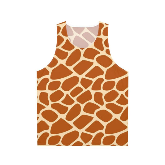 Giraffe print unisex animal print tank top