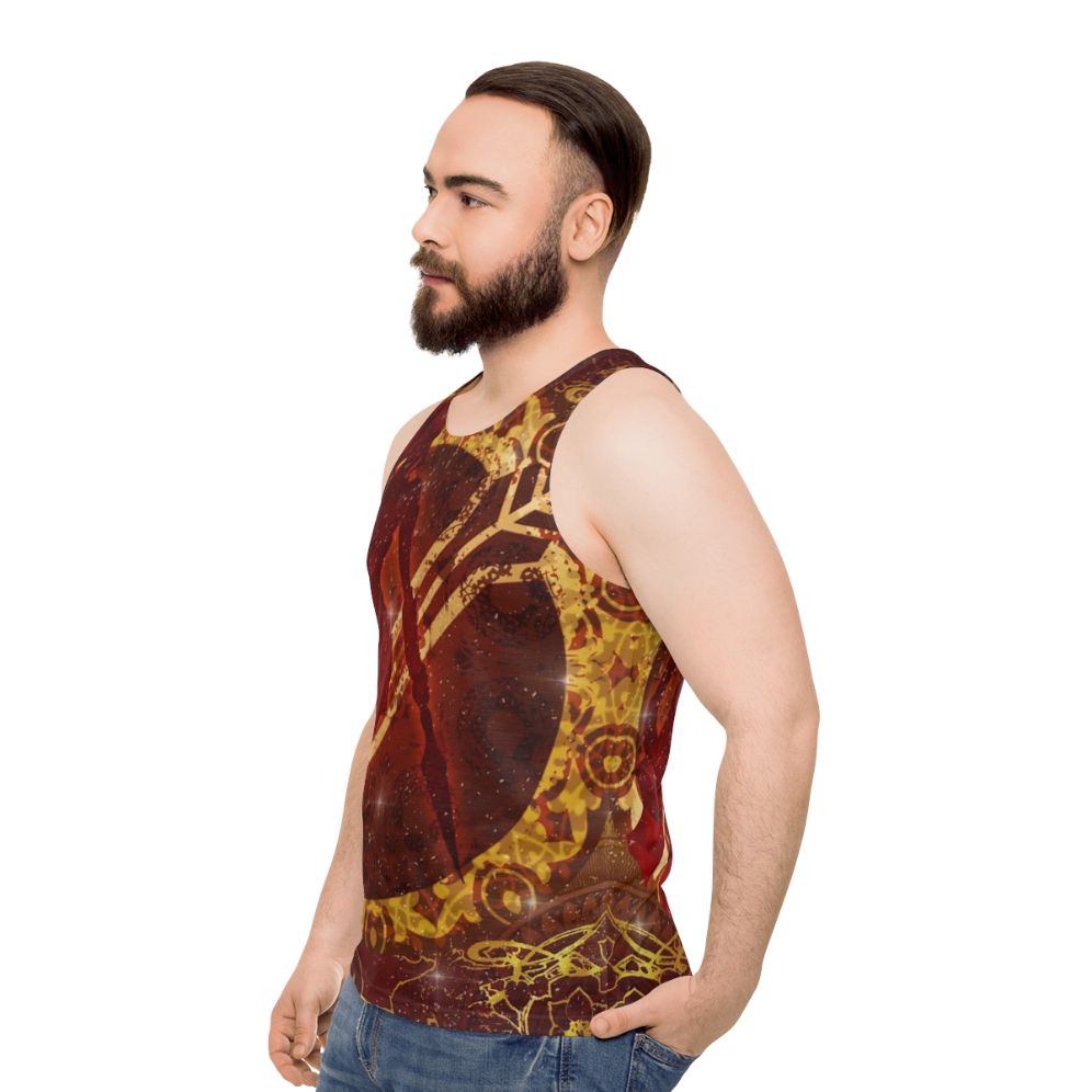 RWBY Pyrrha Nikos Anime Unisex Tank Top - men side