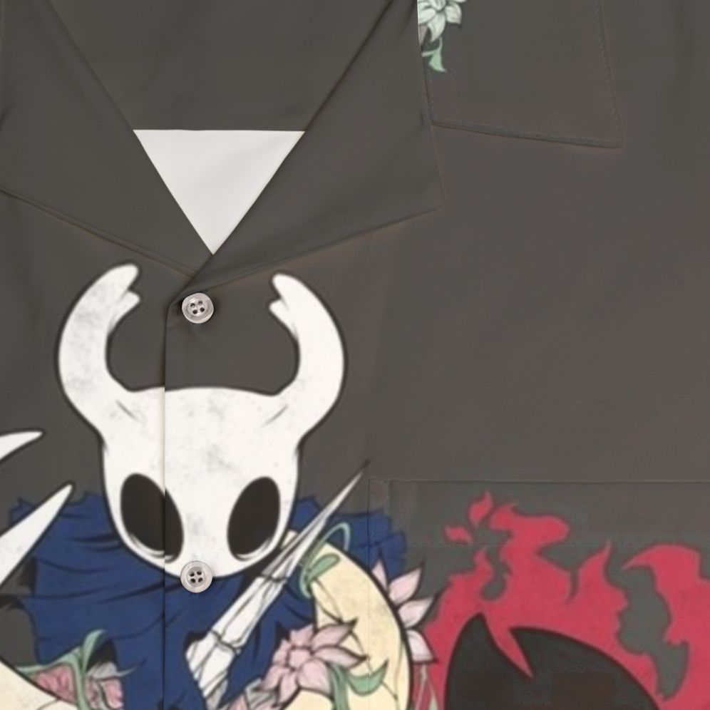 Hollow Knight Hornet Hawaiian Style Shirt - Detail