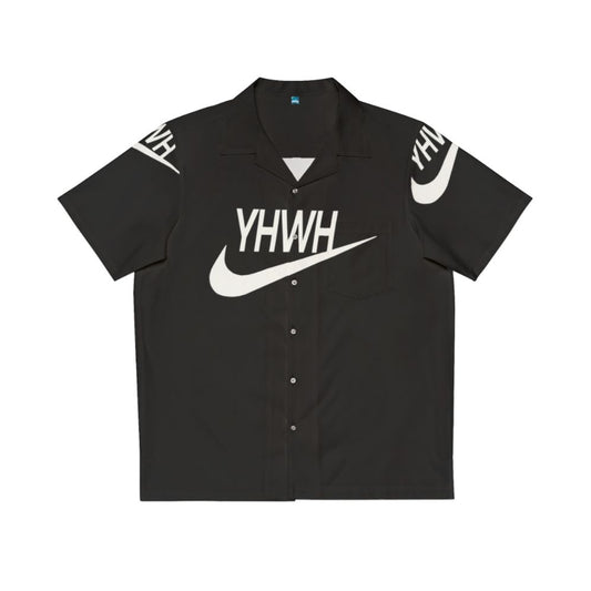 YHWH Sports Logo Christian Hawaiian Shirt