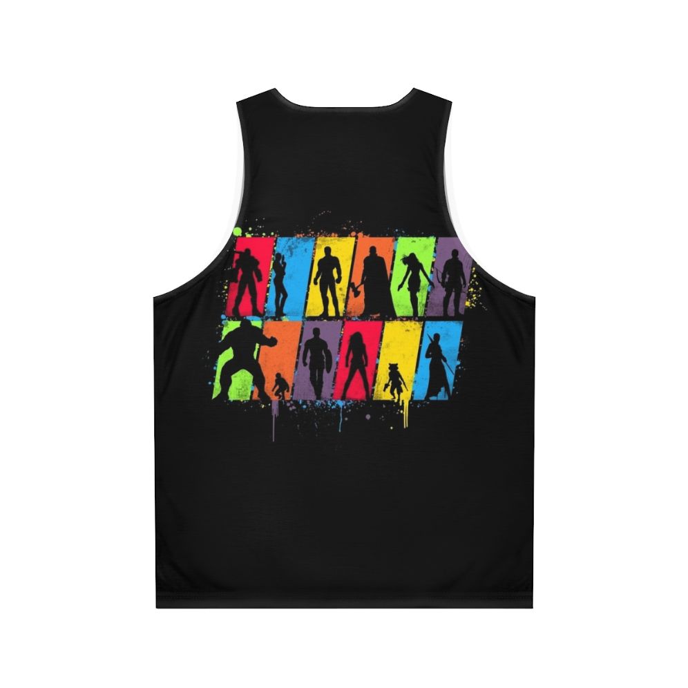 Superhero Tank Top Featuring Marvel Comics Avengers Endgame Design - Back