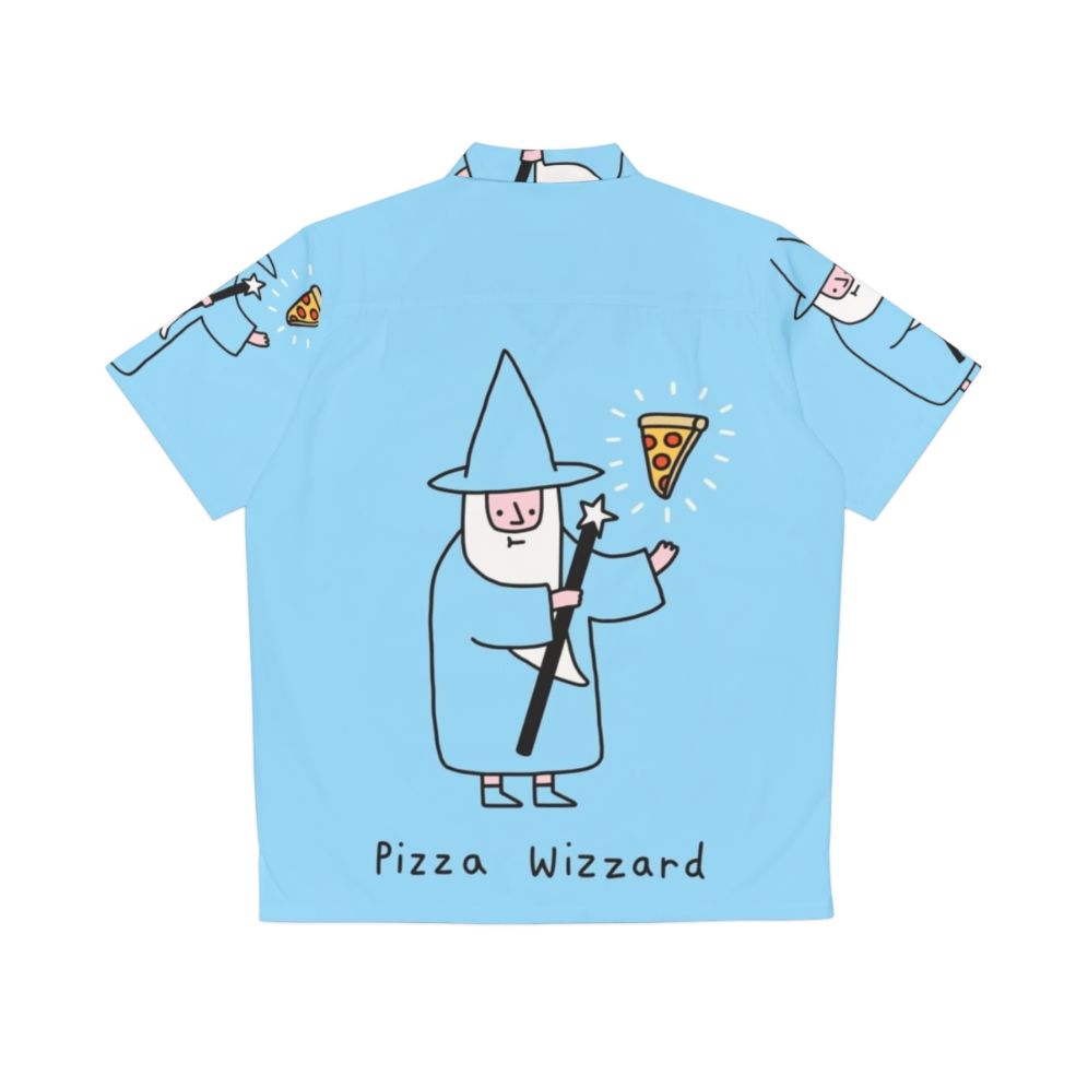 Magical Pizza Wizard Hawaiian Shirt - Back