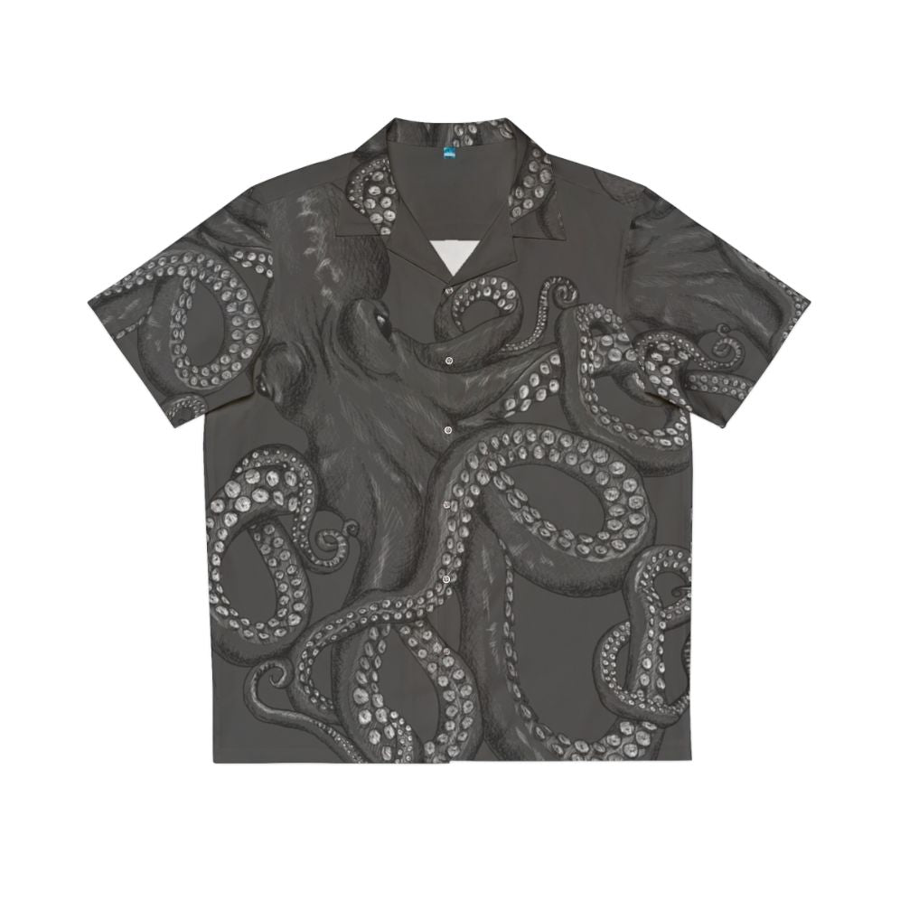 Realistic octopus two tone Hawaiian shirt