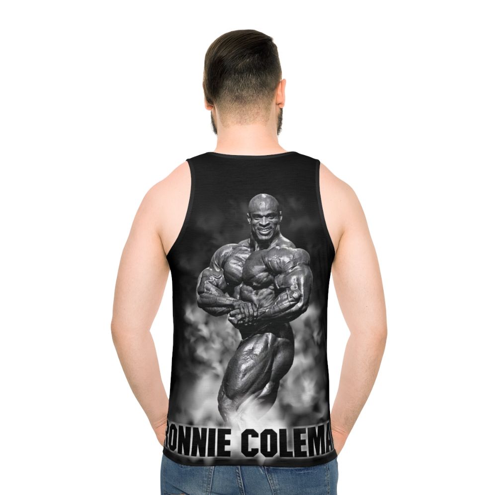 Ronnie Coleman Inspired Unisex Bodybuilder Tank Top - men back