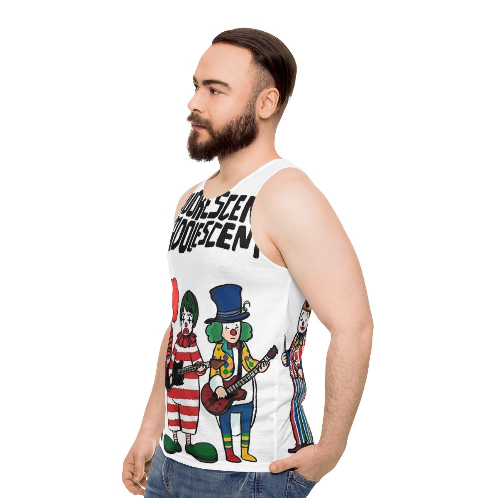 Retro Music Clown Unisex Tank Top - men side