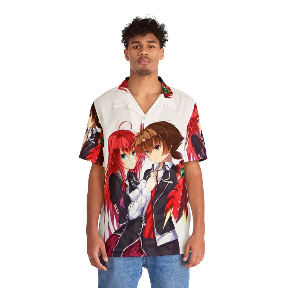 High School DxD Anime Hawaiian Shirt - People Front