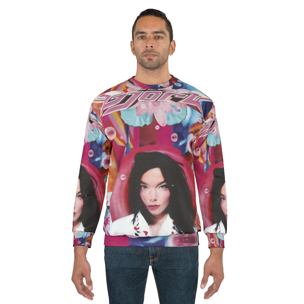 Björk Icelandic Sweatshirt featuring 90s music artist - men