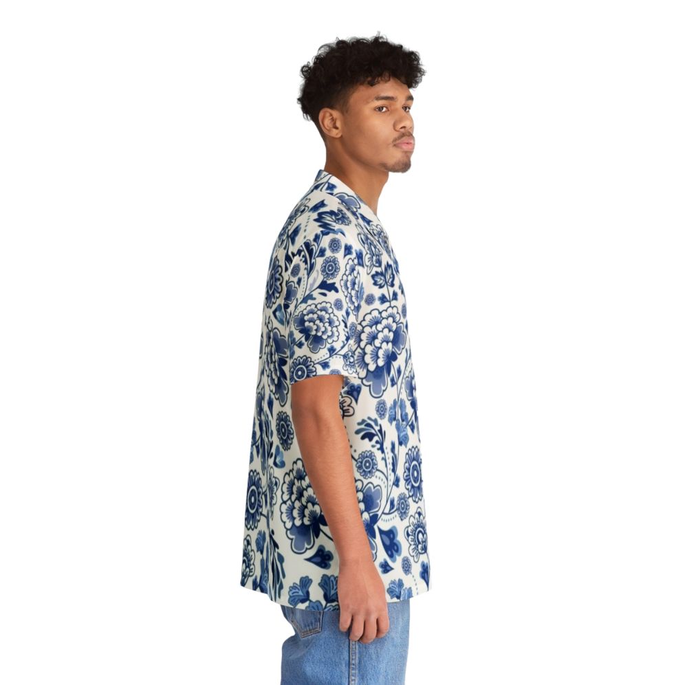 Chinese Porcelain Design Hawaiian Shirt - People Pight