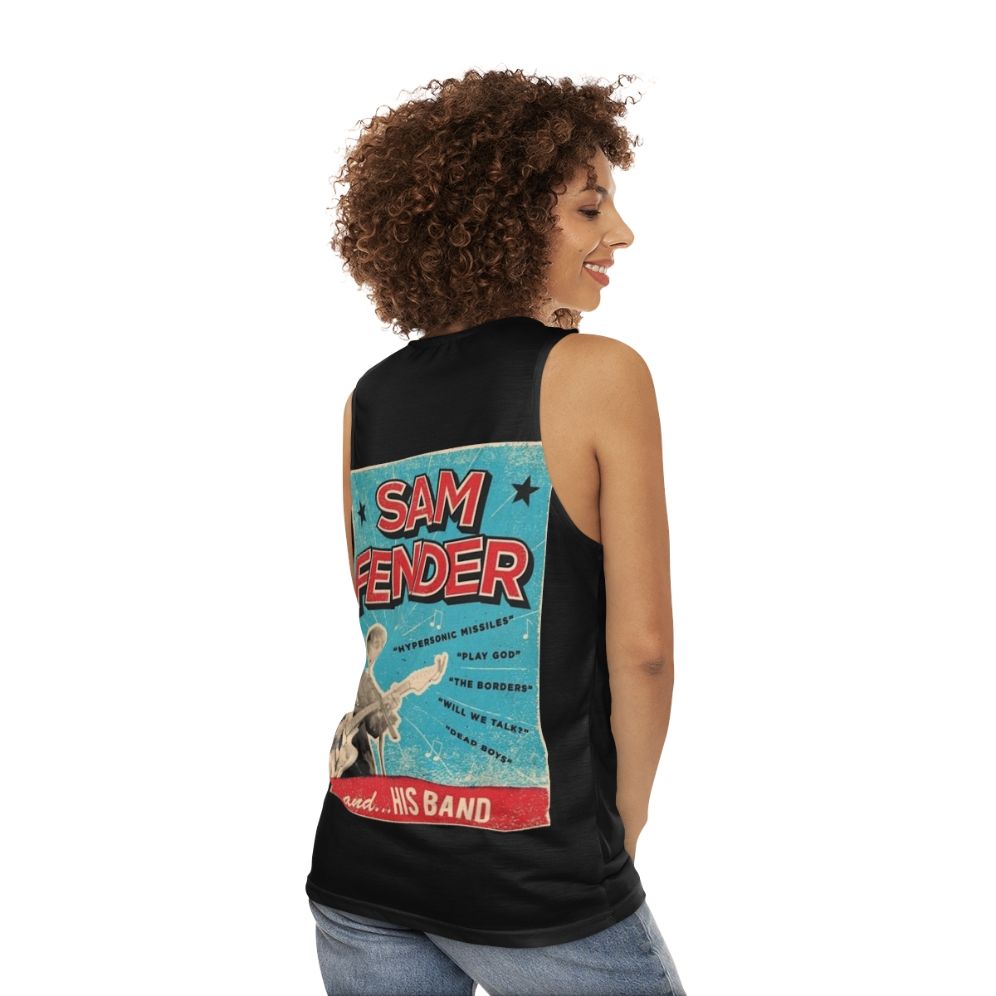 Sam Fender Lover Unisex Tank Top - women back