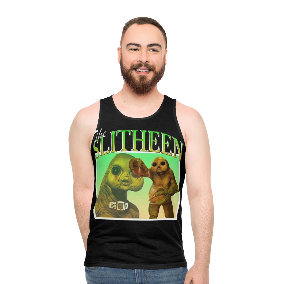 Slitheen Unisex Tank Top - men