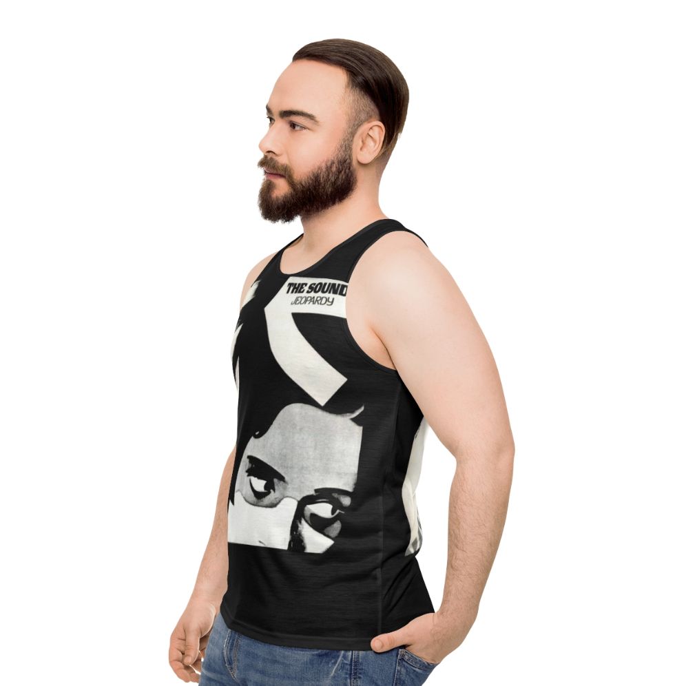 Unisex alternative rock tank top - men side