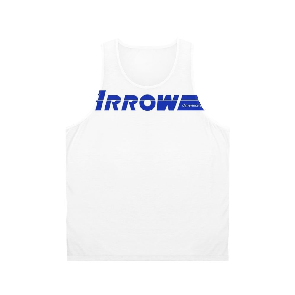 Retro "Legacy Of Arrow" Blue Unisex Tank Top