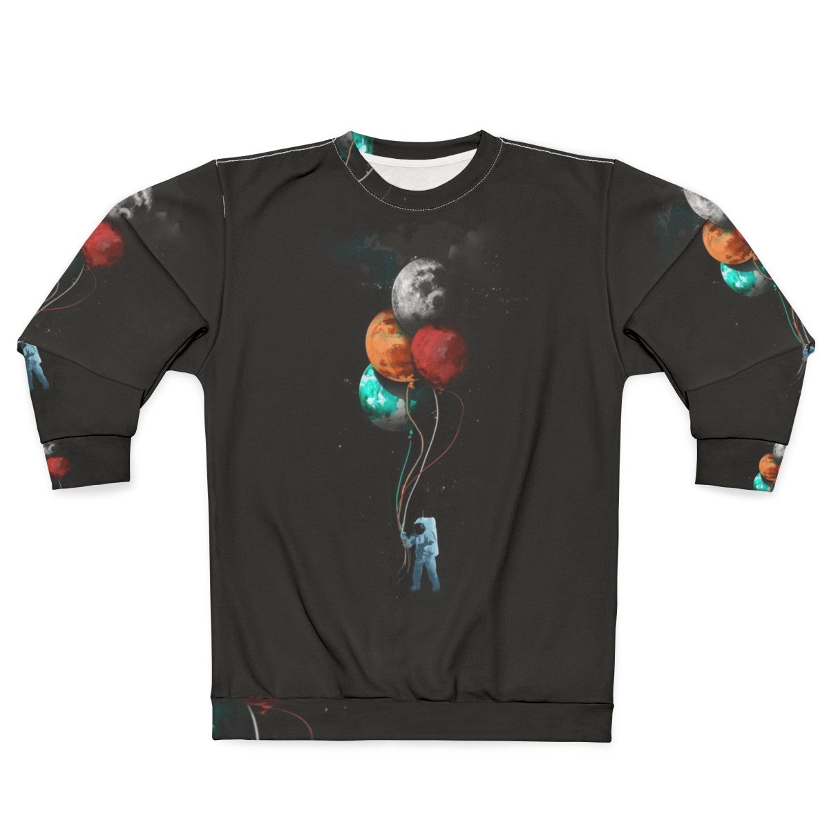 Spaceman Sci-Fi Graphic Sweatshirt