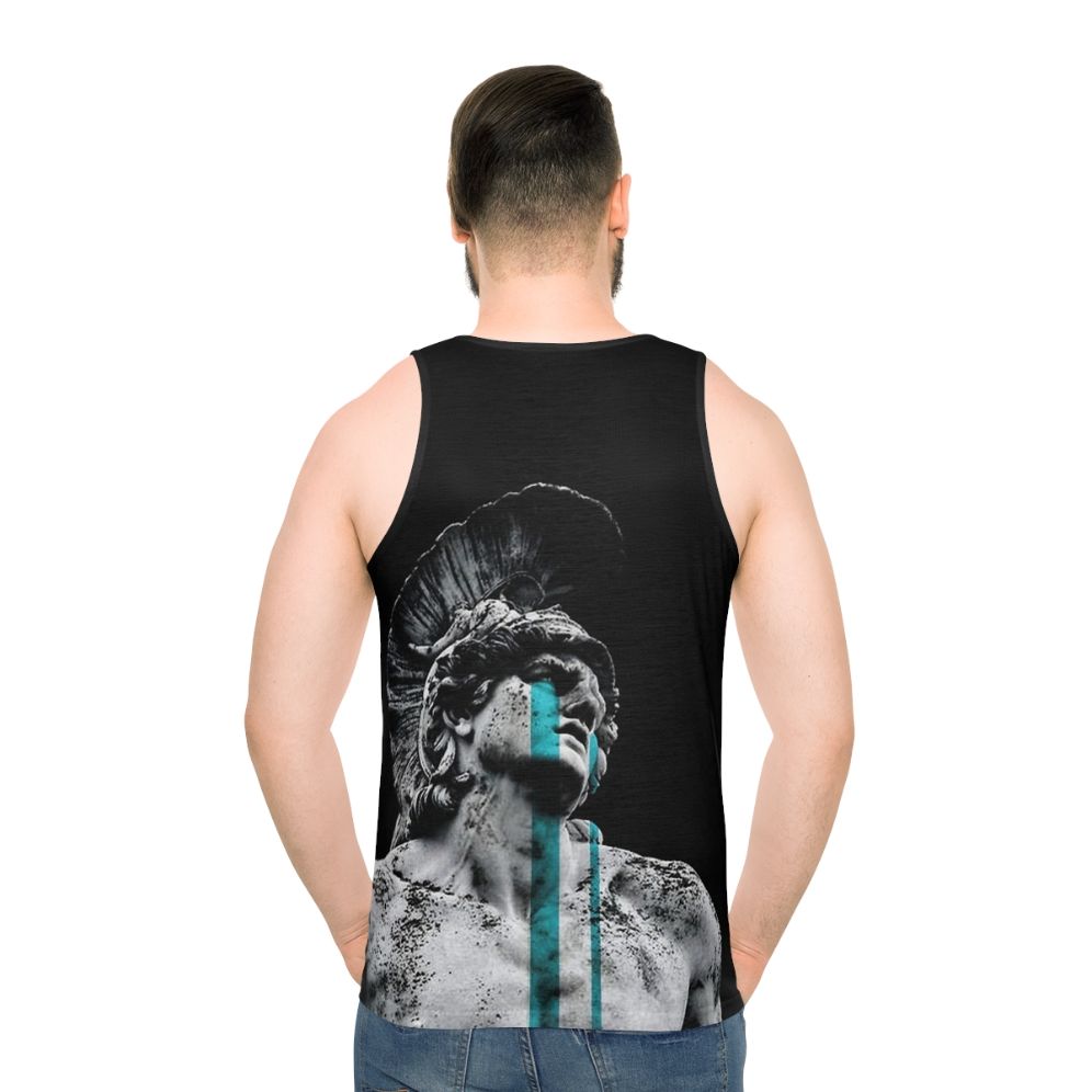 Achilles Tank Top - Surreal Digital Art - men back