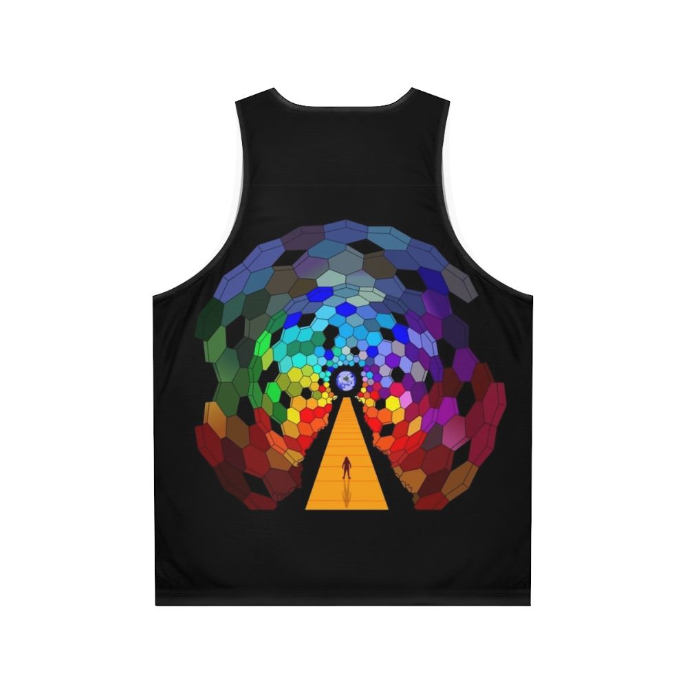 Resistance Unisex Tank Top 2 with Muse Alternative Album Cover Design - Back