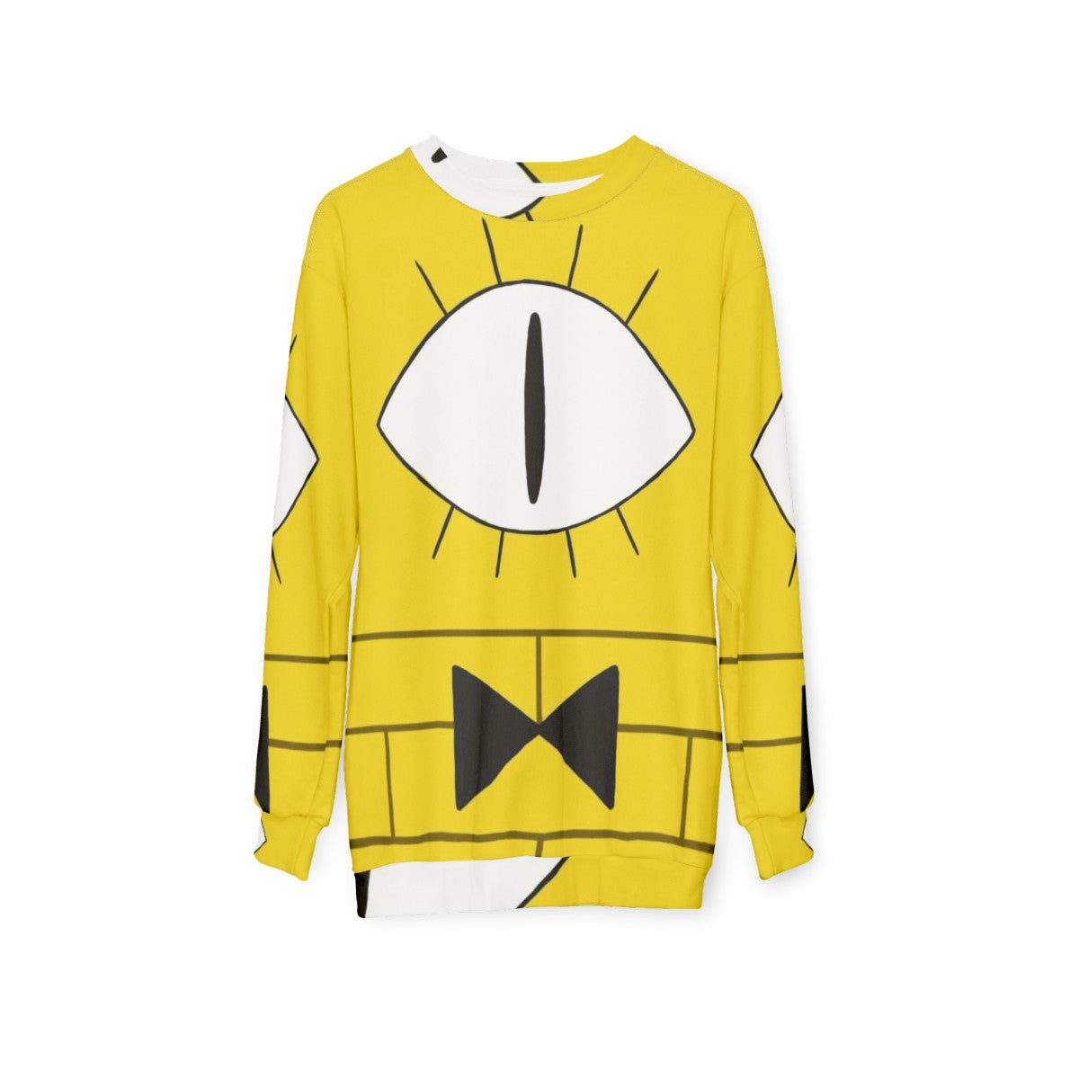 Bill Cipher Gravity Falls Cartoon Character Sweatshirt - hanging