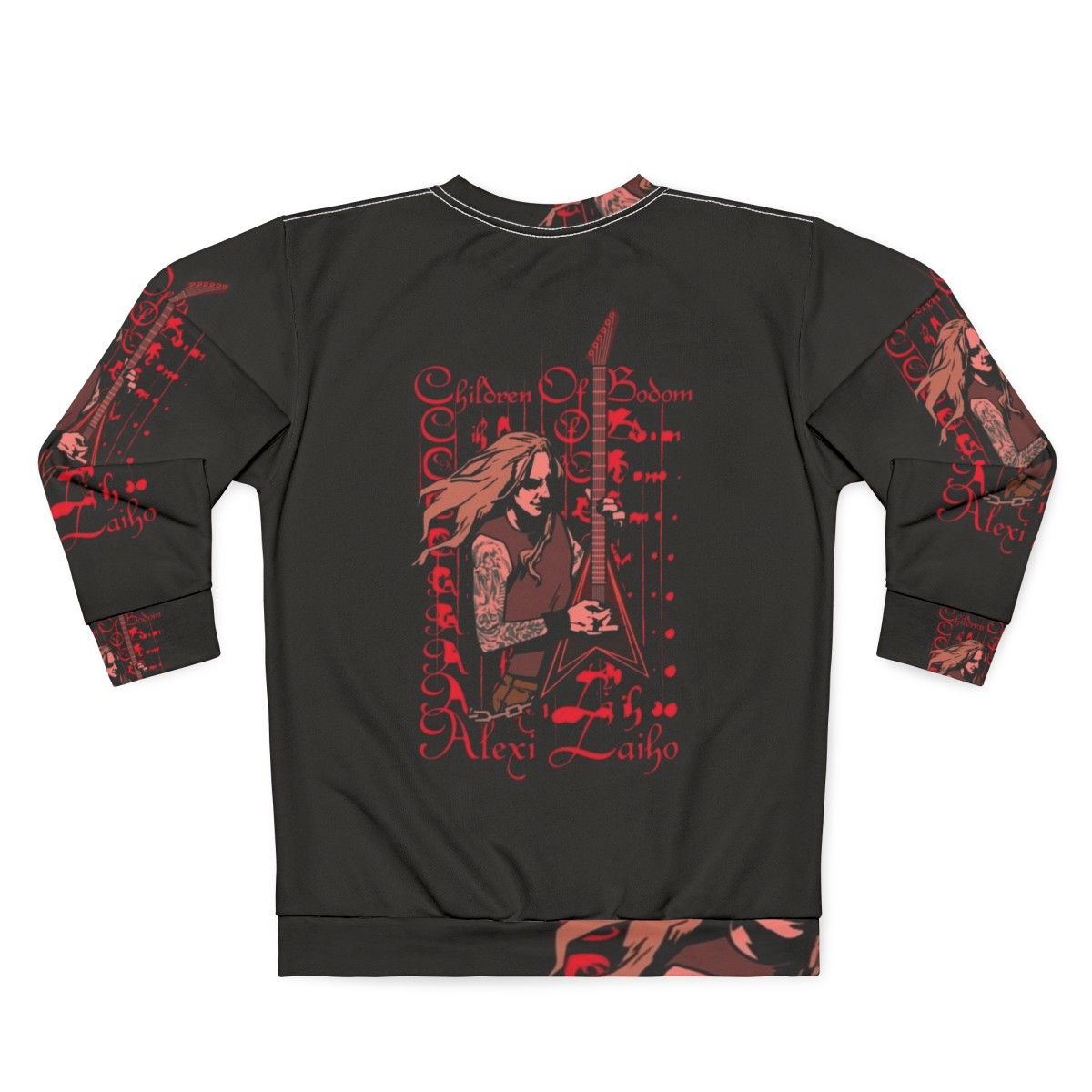 Alexi Laiho Children of Bodom Heavy Metal Sweatshirt - Back