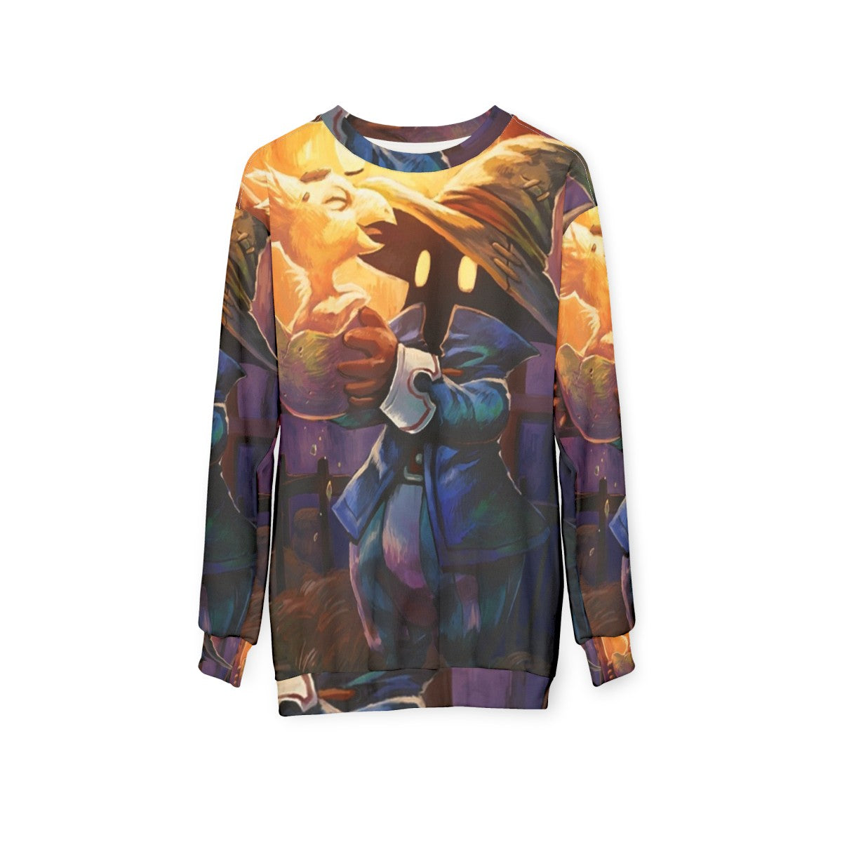 Vivi Mam Sweatshirt - Chocobo Mage Fantasy Anime Apparel - hanging