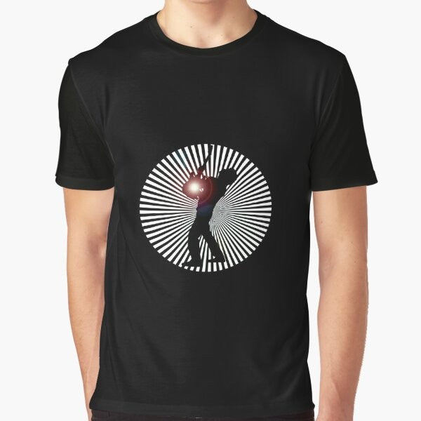 Gustavo Cerati tribute graphic t-shirt, featuring the Argentinian musician and his iconic band Soda Stereo