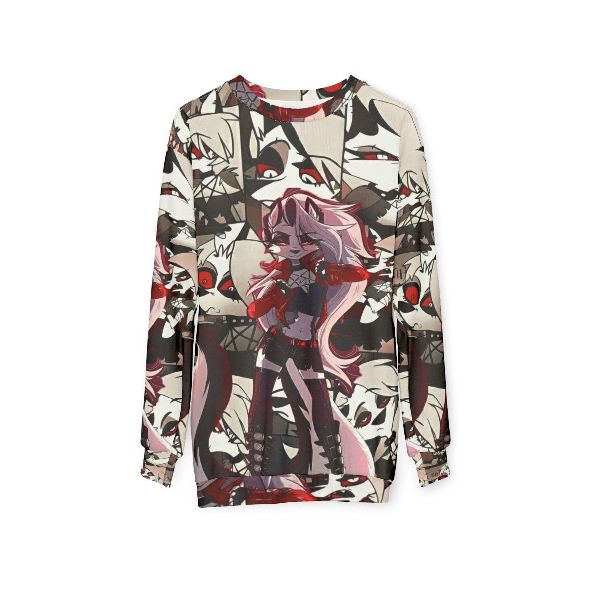 Helluva Boss Loona Anime Sweatshirt - hanging