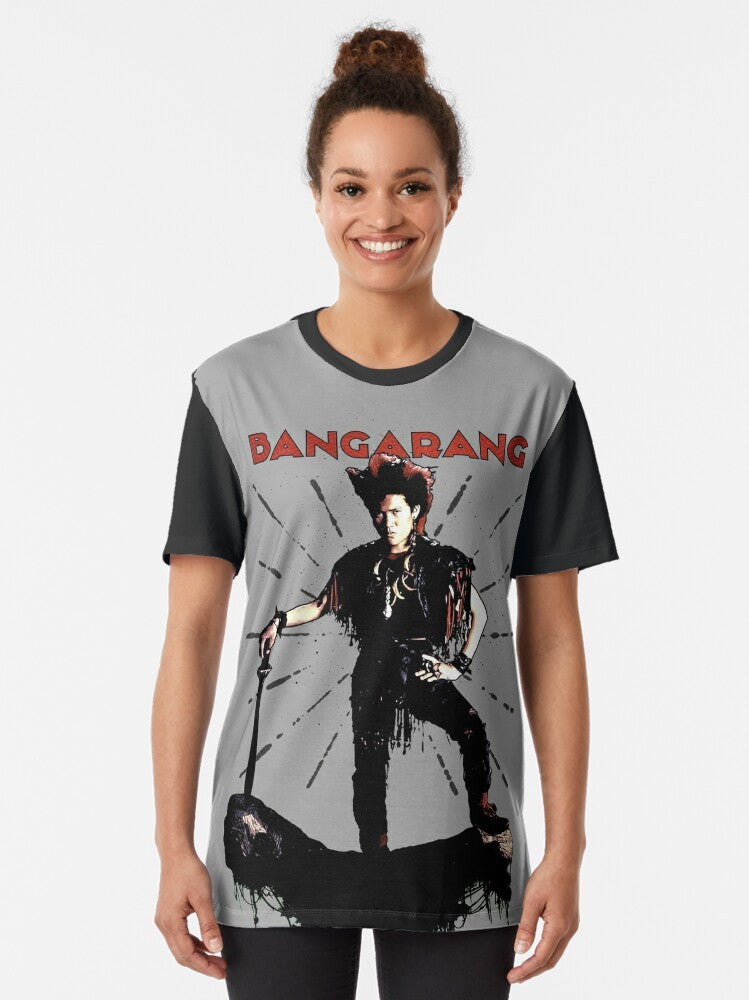 Bangarang 90s graphic t-shirt with Rufio from the movie Hook - Women