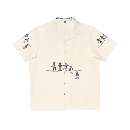 Stranger Things Acrobats and the Fleas Colorful Hawaiian Shirt Graphic