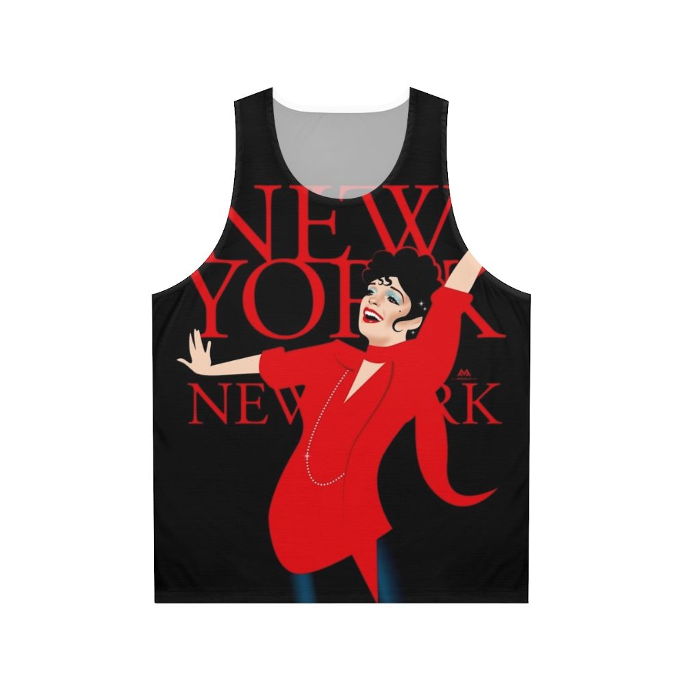 New York Unisex Tank Top featuring Alejandro Mogollo Art