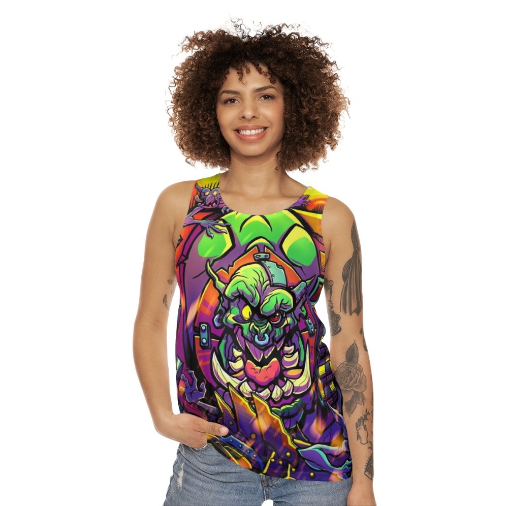 Warhammer 40k Ork "Waaagh!" Unisex Tank Top - women