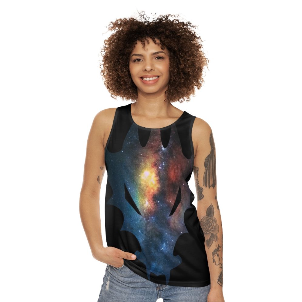 Cosmic Watercolor Legendary Animals Dragon Unisex Tank Top - women