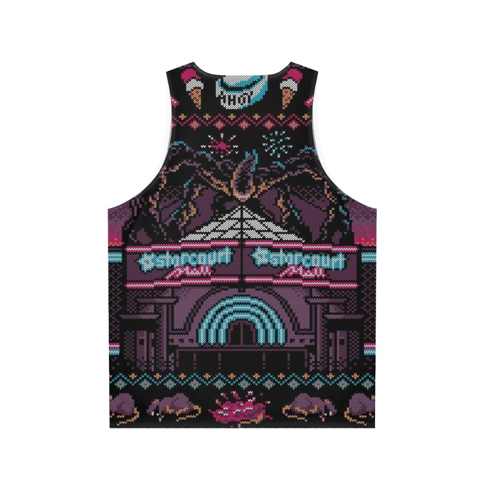 Stranger Things Unisex Holiday Tank Top - Back