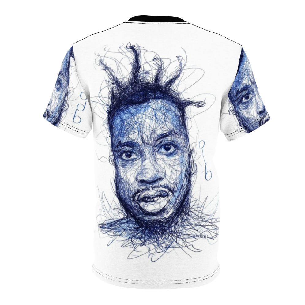 Tribute to ODB Wu-Tang Inspired T-Shirt featuring graphics and text - Back