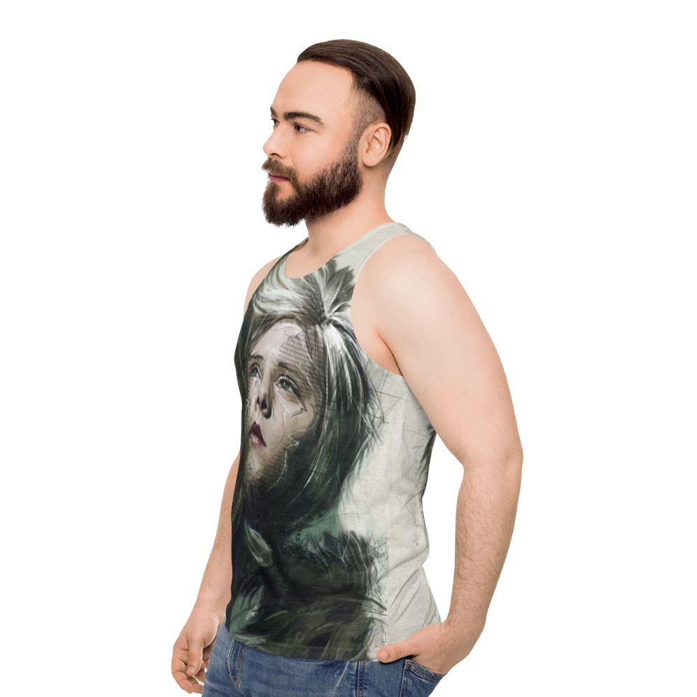 Aurora Aksnes Unisex Tank Top - men side