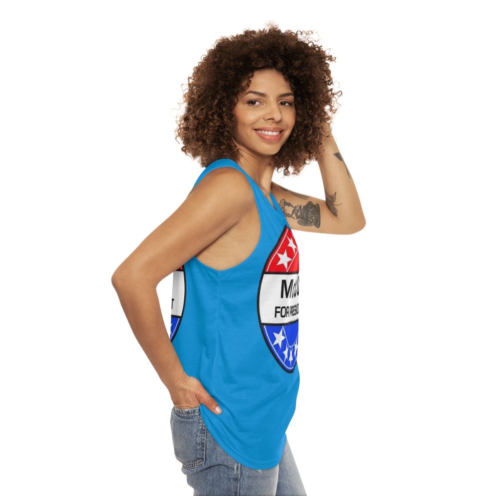 Mccoy for President Unisex Sci-Fi Tank Top - women side