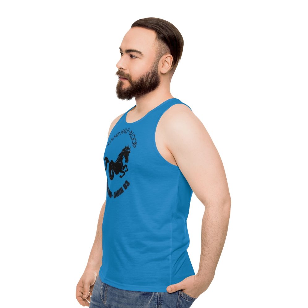 Poseidon Unisex Greek Mythology Tank Top - men side