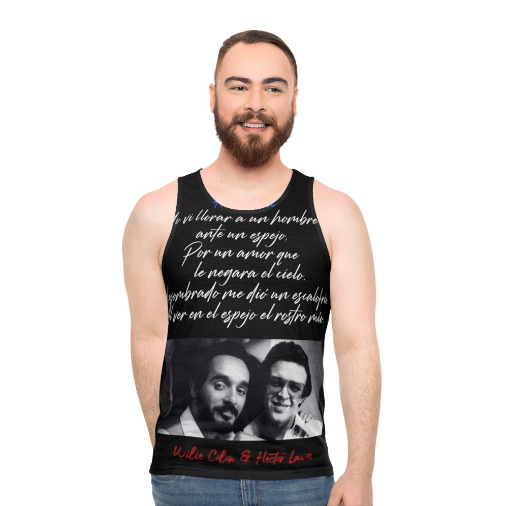 Salsa music unisex tank top - men