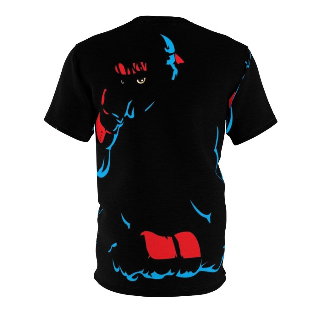 Martial arts inspired fighting game t-shirt with focus keywords - Back