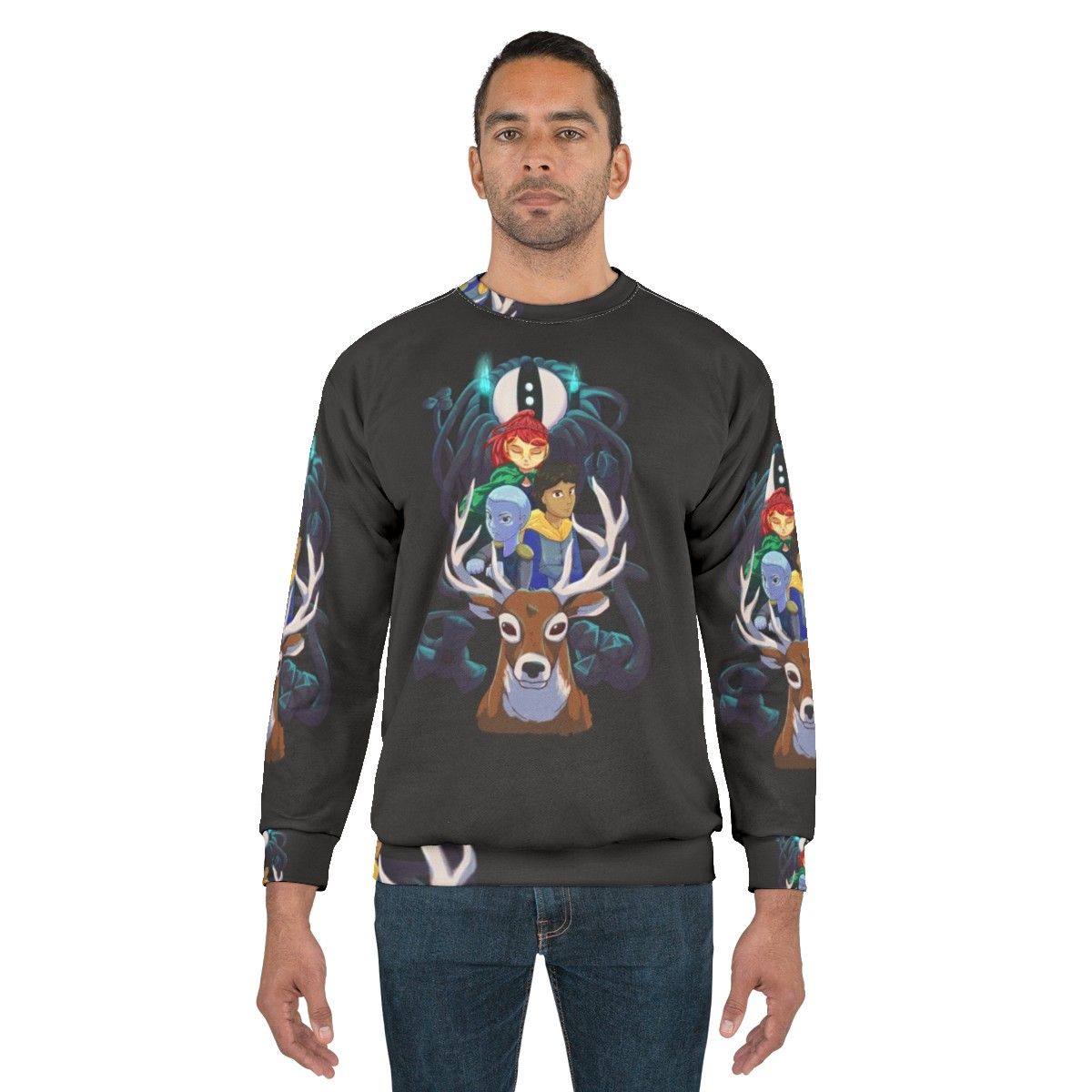 Infinity Train Fantasy Sweatshirt with Tulip, Lake, and Alan Dracula - men