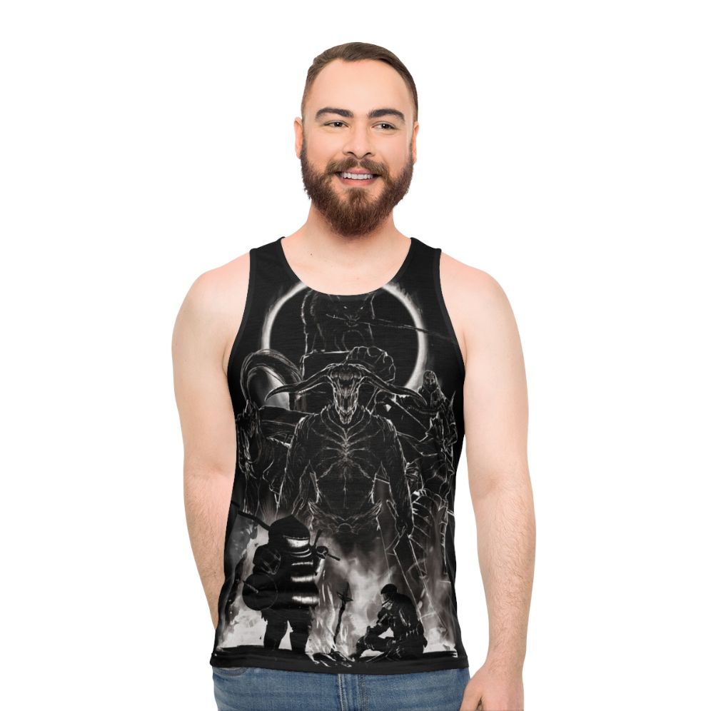 Dark Souls Firelink Shrine Unisex Tank Top - men