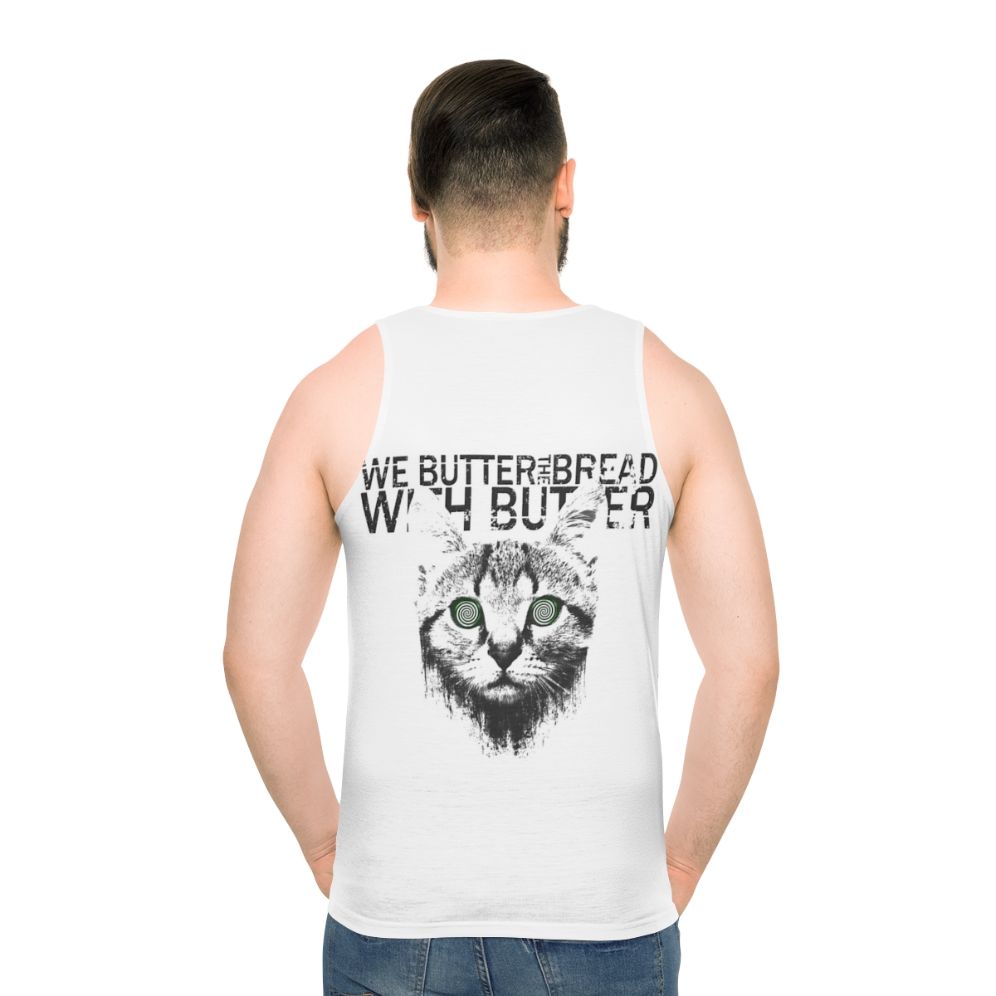 WBTBWB Unisex Metal Tank Top - men back