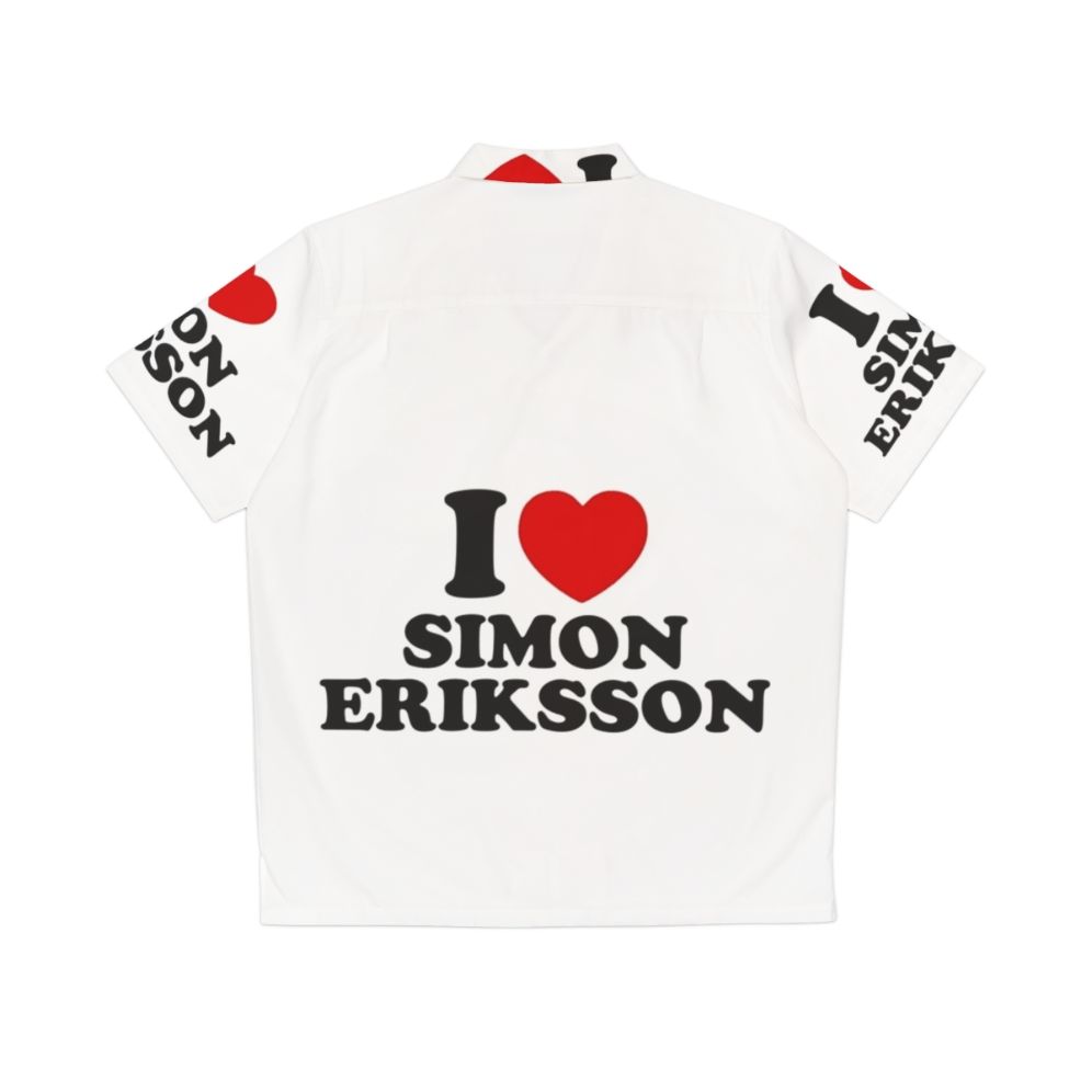 I Love Simon Eriksson Young Royals Hawaiian Shirt - Back