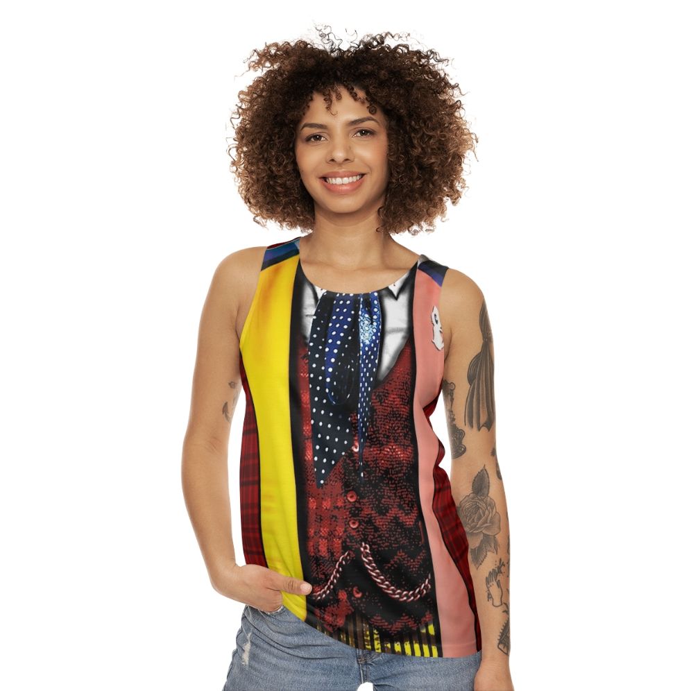 6th Doctor Cosplay Unisex Tank Top - women