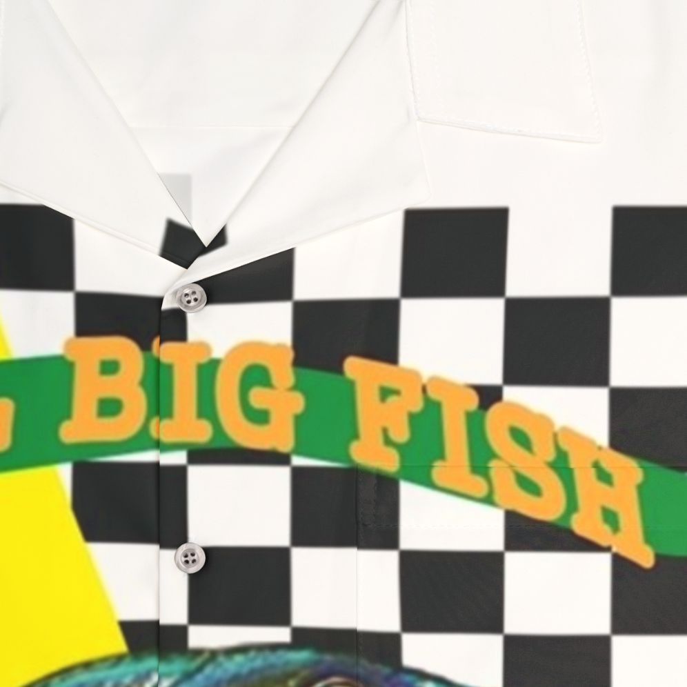 Reel Big Fish Hawaiian Shirt with Tropical Print - Detail