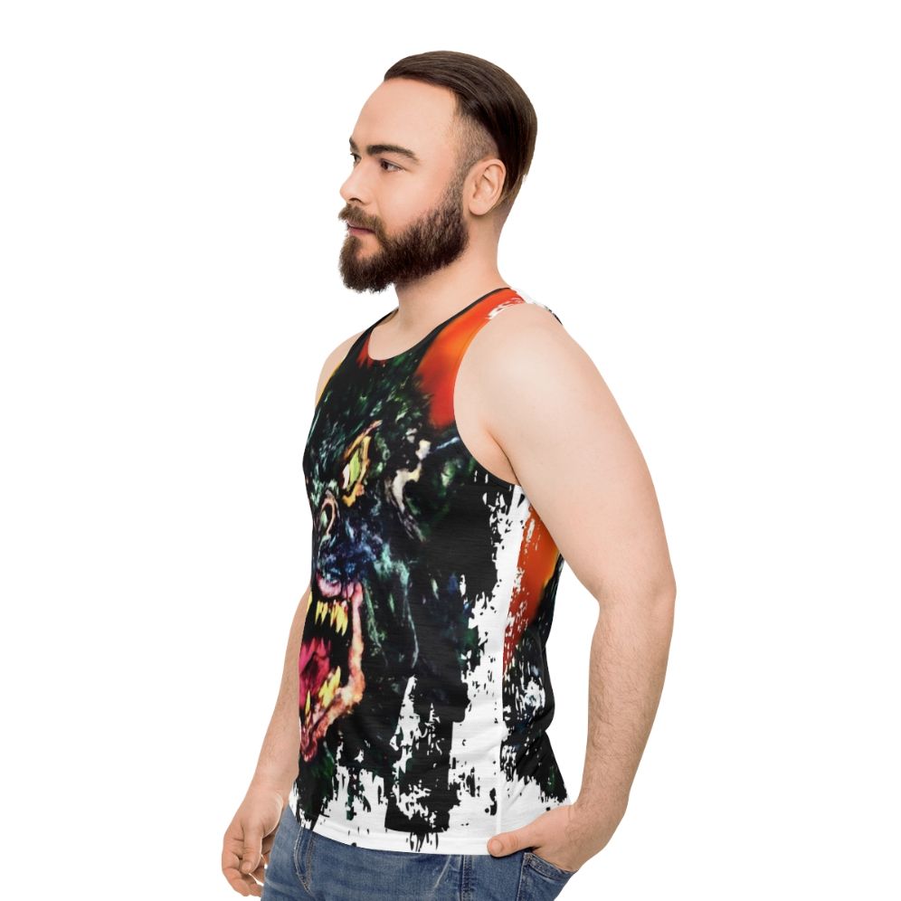 Unisex "Night of the Demon" Gothic Horror Tank Top - men side