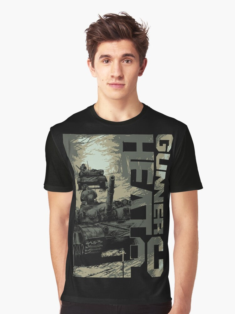 GHPC T-72 Tank Convoy Graphic Gaming T-Shirt - Men