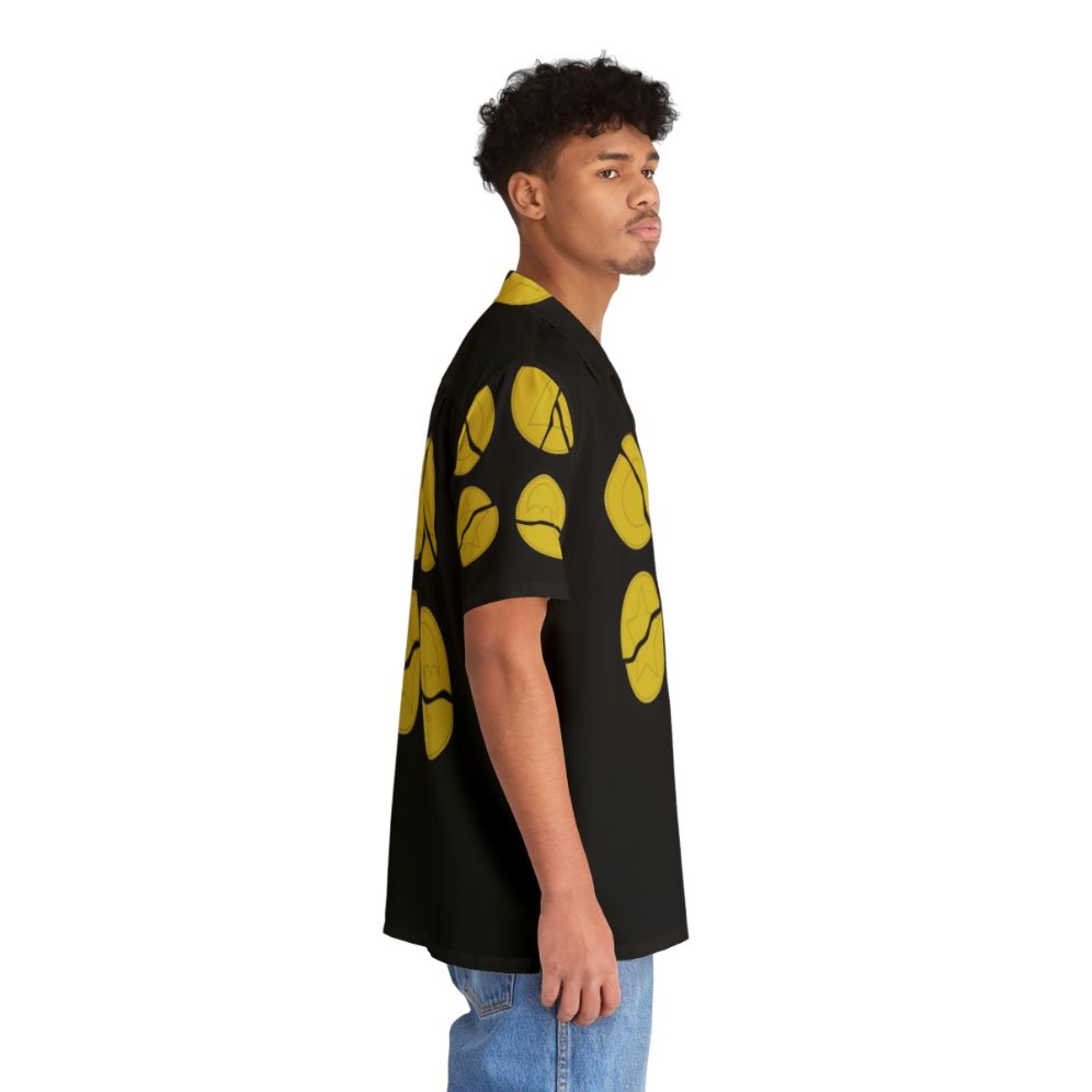 Broken Dalgona Hawaiian Shirt featuring Squid Game design - People Pight