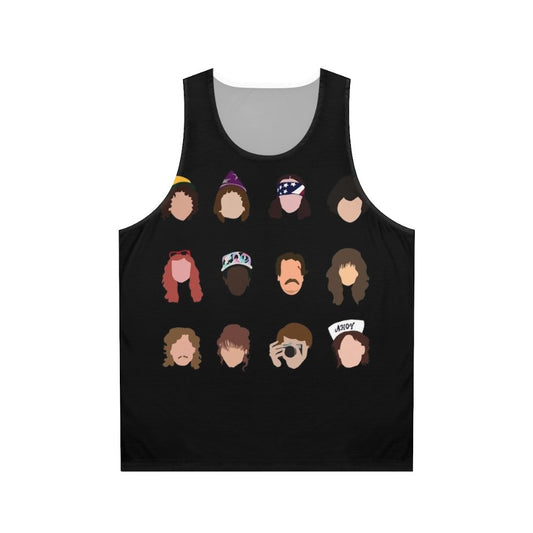 Unisex Stranger Things 3 tank top with retro fan art design