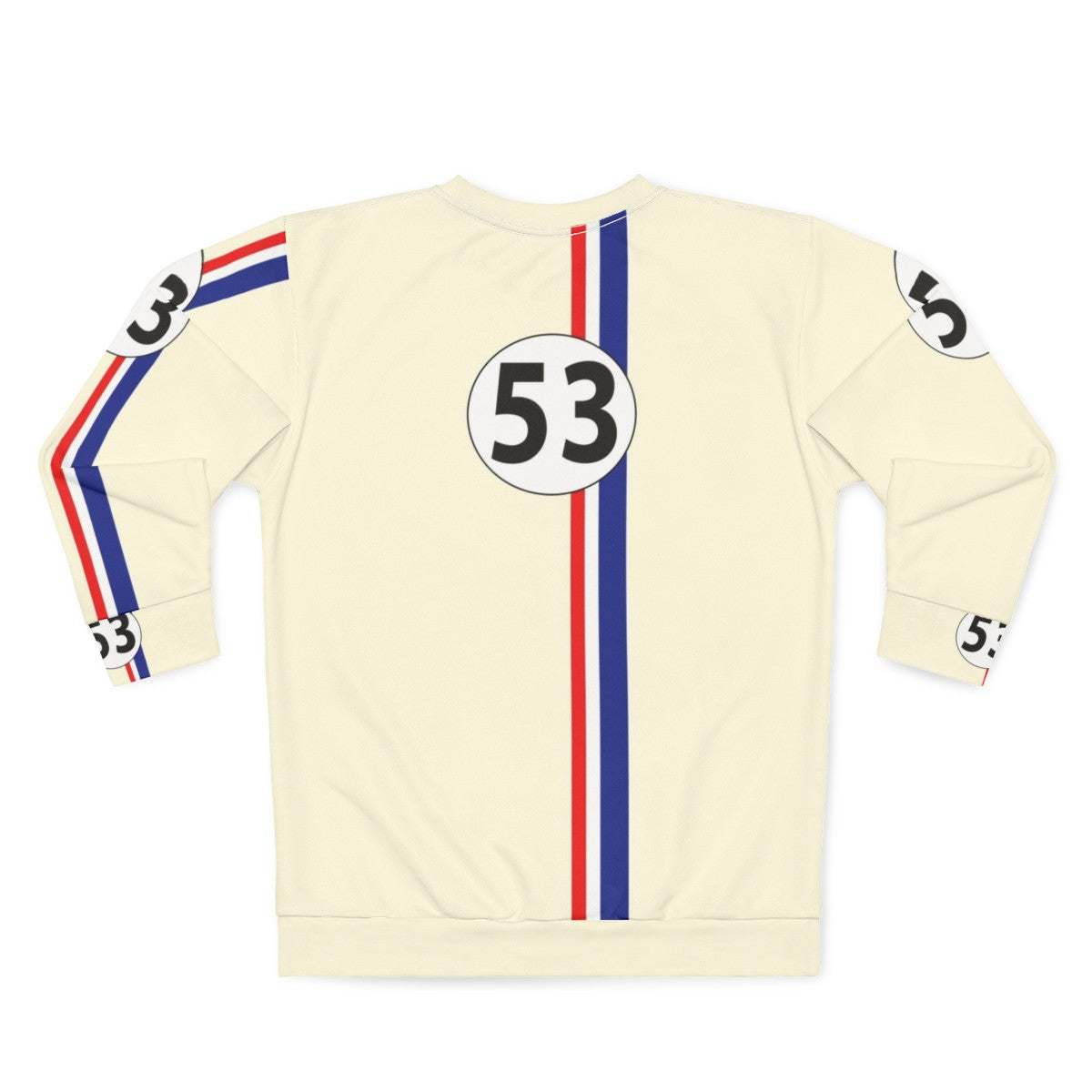 Herbie Number 53 Racing Sweatshirt - Back