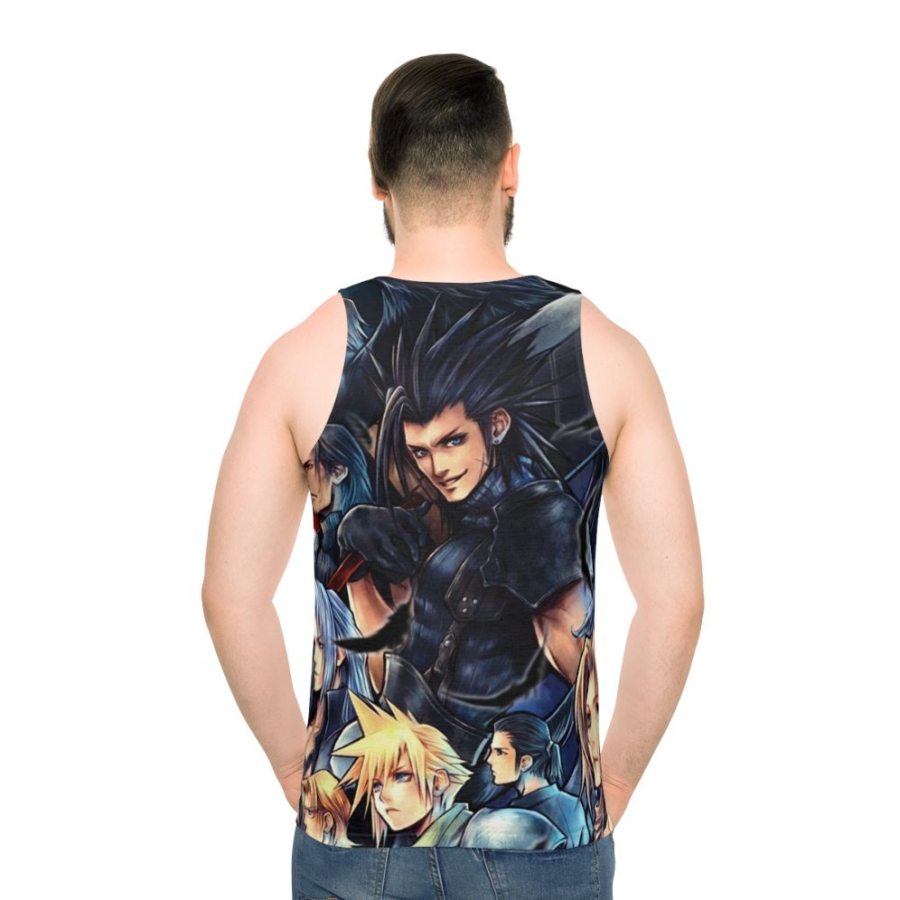 Final Fantasy Cloud Strife Unisex Tank Top - men back