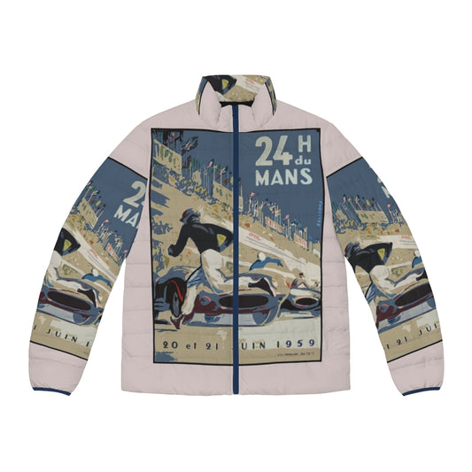 Lemans 59 vintage motorsports puffer jacket