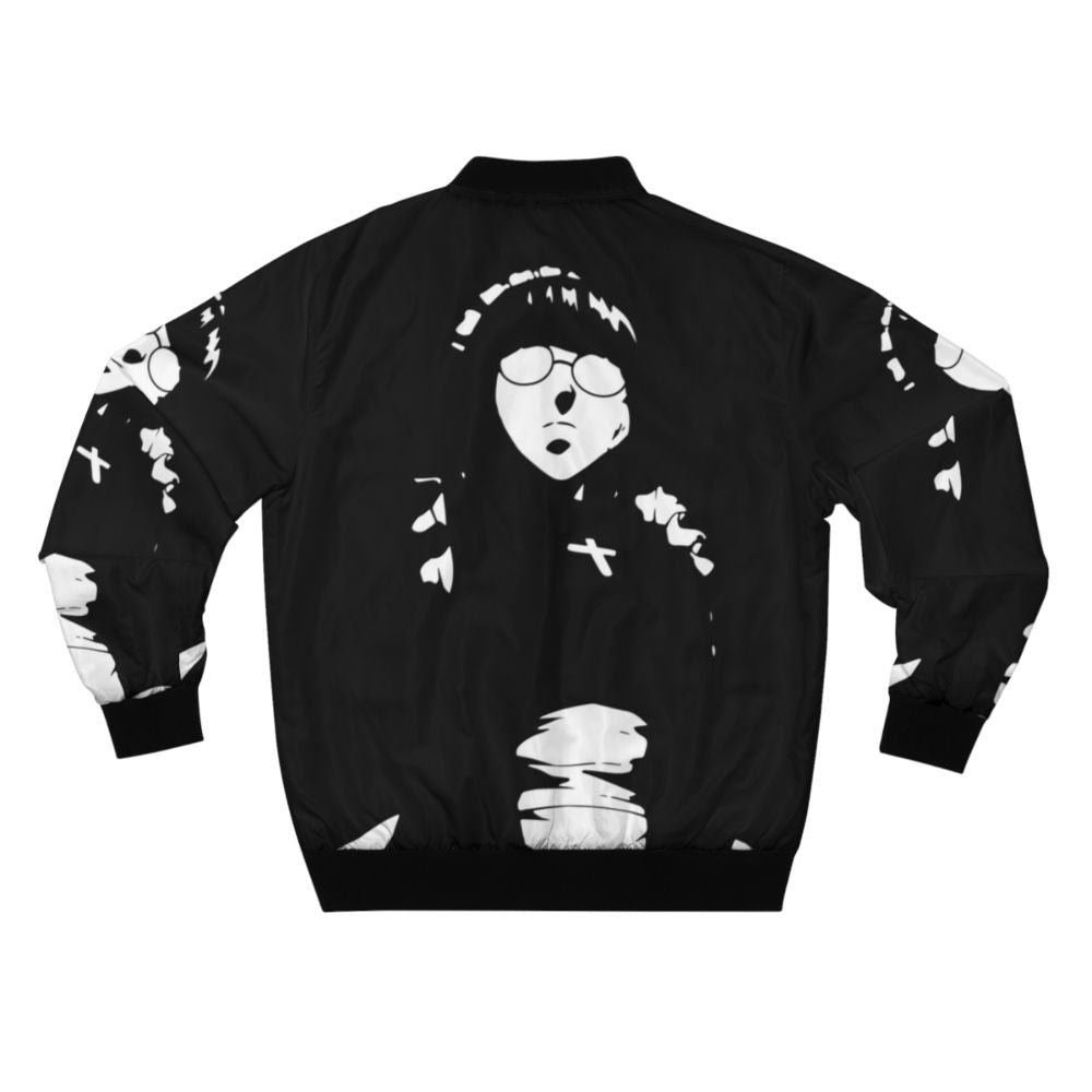 Black Lagoon Roberta Minimalist Bomber Jacket - Back